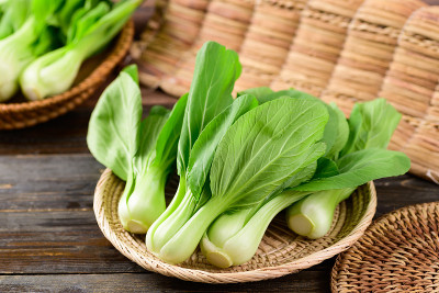 新鲜小白菜或小白菜(白菜)
