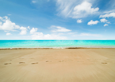 热带海滩和海洋