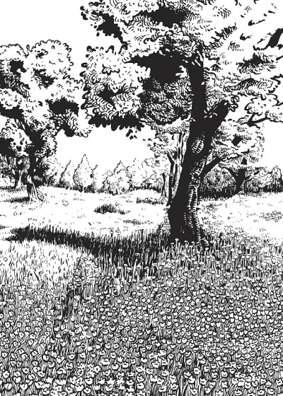春季(黑白版)