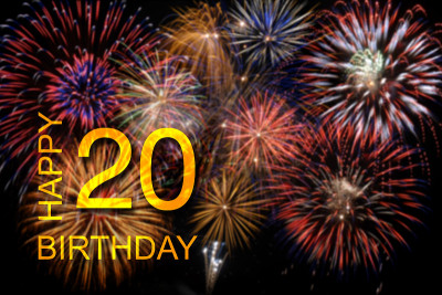 祝你20岁生日快乐
