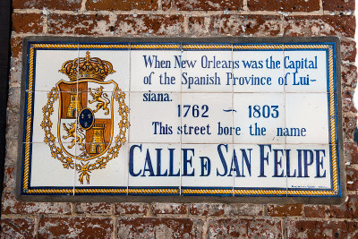 Calle de San Felipe建筑牌匾