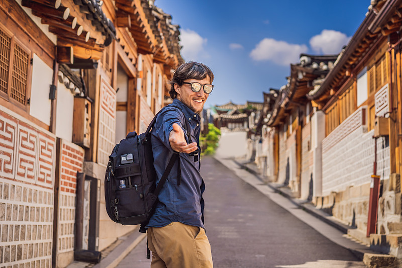 北村韩屋村是韩国传统民居保存完好的著名景点之一。韩国旅游概念