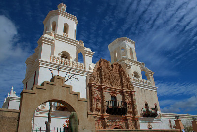Mission San Xavier de Bac，图森，亚利桑那州