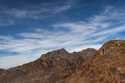 喜马拉雅山脉如画的风景