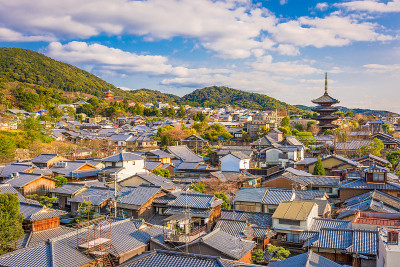 日本京都老城天际线