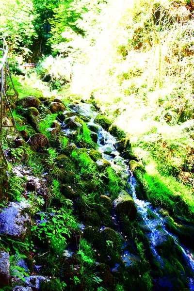 waterfall at the Elfengrotte