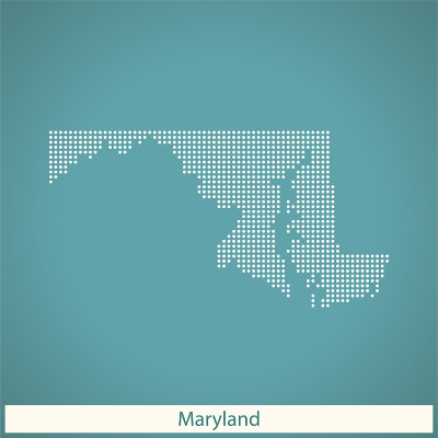马里兰的地图