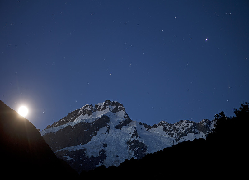 新西兰——库克山的夜晚