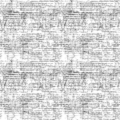 Seamless pattern of geometry, math, physics, elect