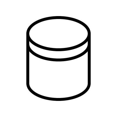 储存玻璃容器加工食品可编辑轮廓图标