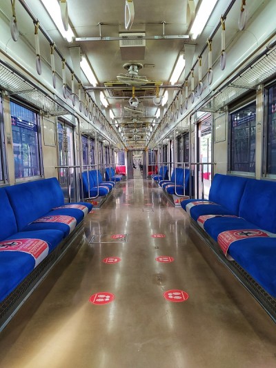 Inside the Train Carriage Room