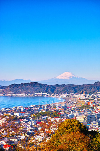 镰仓市和富士山