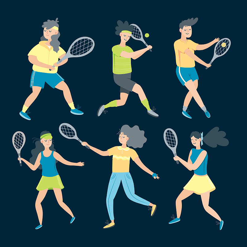 Tennis vector illustration