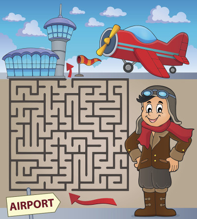 迷宫3与航空主题1