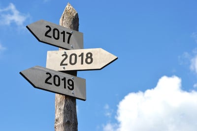 2017， 2018， 2019 - 路标/路标