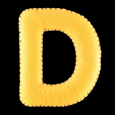 字母D来自felt