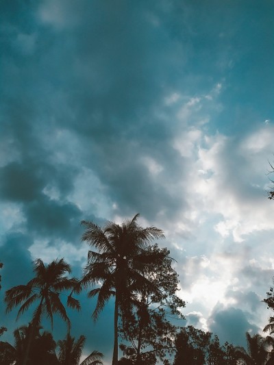 蓝色的天空