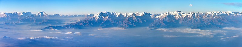 多拉吉里山，安娜普纳山脉喜马拉雅山脉