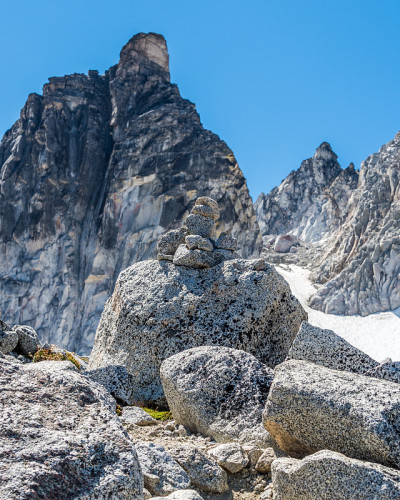 岩石景观的高山荒野在北部喀斯喀特山脉