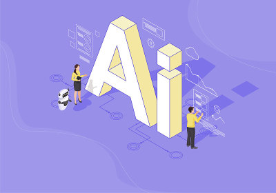 AI isometric illustration