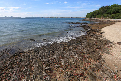 岩岸海滩，泰国芭堤雅