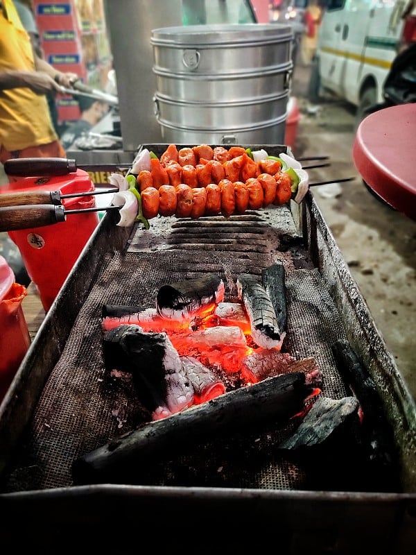 新德里的街头美食