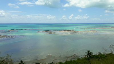 巴西Alagoas Maragogi的天然珊瑚礁屏障