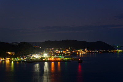 日本神奈川祖志和叶山夜景