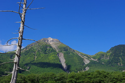 Kamikochi Yakedake和Taisho池塘