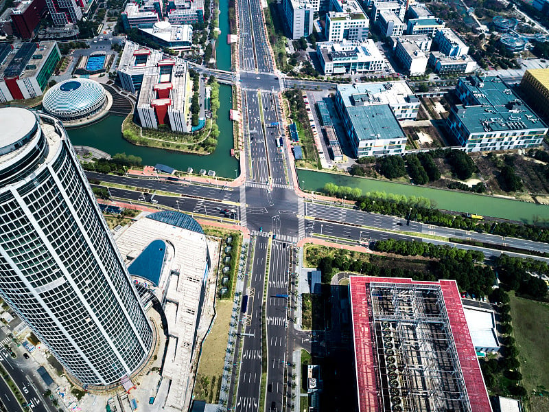 空中城市交叉路口