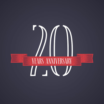 20周年向量图标