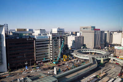 新横浜の街並み