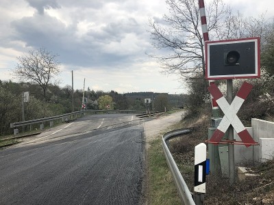 在施工期间，Weissach和Heimerdingen之间的水平交叉