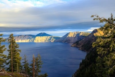 火山口湖国家公园，美国俄勒冈州