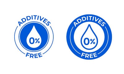 Additives free vector 0 percent icon. Natural food