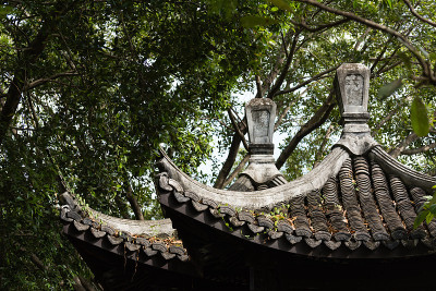 中国宝塔的屋顶
