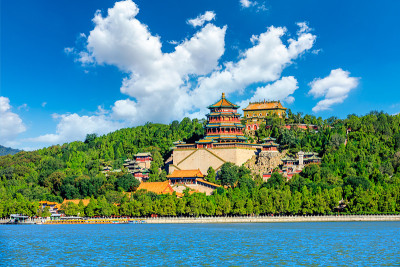 北京的颐和园。