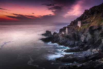Botallack矿山、康沃尔