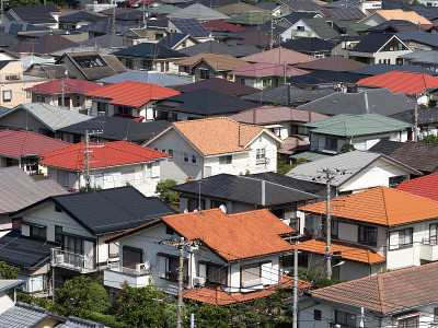 东京附近的住宅区