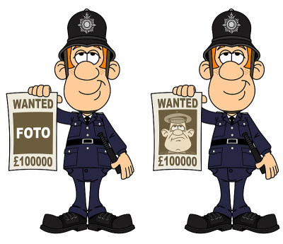 英国历史警察，警员，鲍比。伦敦警察。一组两个图像。