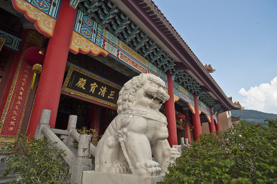 狮子在庙前2