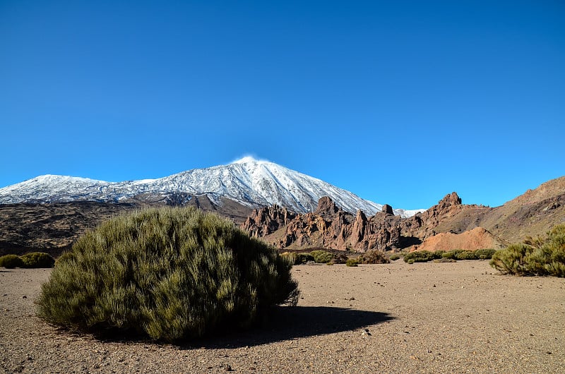 泰德火山国家公园的沙漠景观