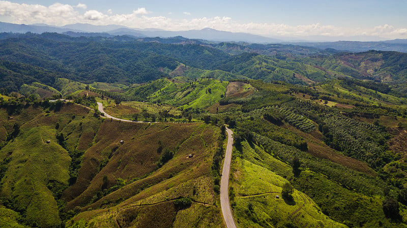 泰国南山区的风景。