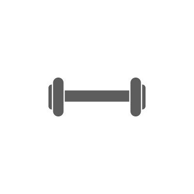 哑铃图标。移动概念和web应用的运动元素。图标用于网站设计和开发，应用程序开发。溢价图标