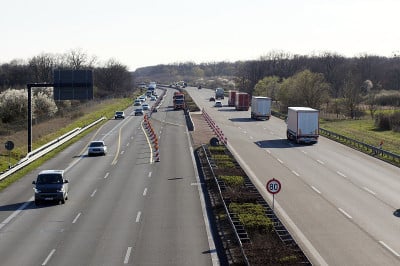 A9高速公路的视图