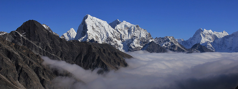 喜马拉雅山的高山，悟空谷