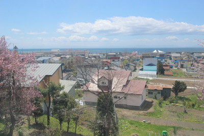 从札幌到函馆的火车窗口