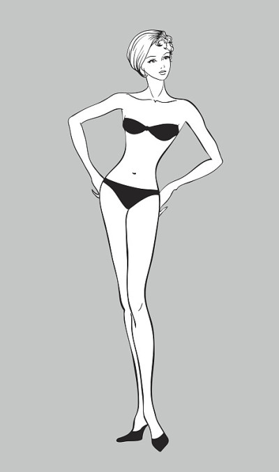 女性时尚小雕像