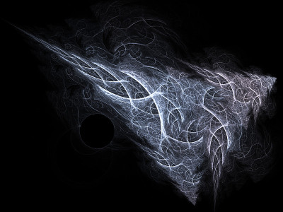 Eye the abyss of space