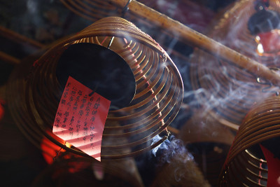 中国寺庙的香